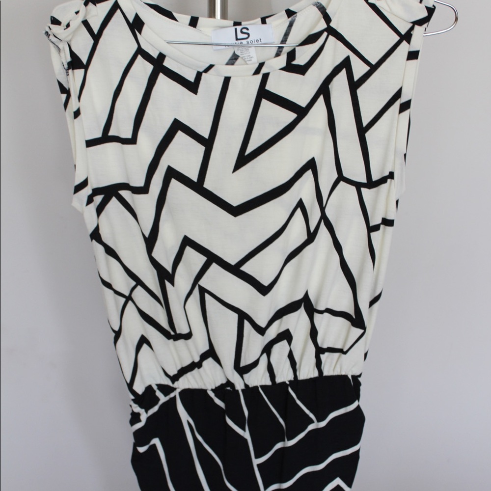 Black and white dress